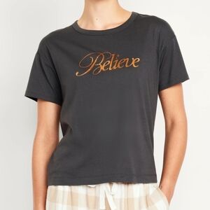 Old Navy Black Graphic Tee